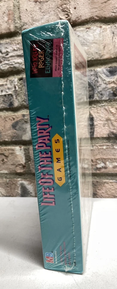 De colección 1987 "Life of the Party Mystery Game" Nuevo Precintado por Milton Bradley Foto 4 de 4