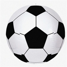 Jumbo Kick-Off Inflatable Soccer Ball - Perfect for Sports-Themed Parties and Bi