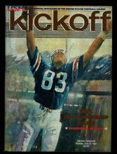Kickoff Magazine July 1983 USFL Championship Game Cover Denver Co 113021WEEM