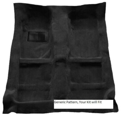 ACC Black Carpet Flooring Fits- 1950-1951 Mercury Monterey 2DR Coupe - Loop -NEW