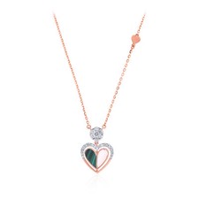 Delicate Sweetheart Diamond Chain Pendant For Women Jewelry By Senco Gold