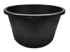 Round Mortar Container 65 Liters Garden Storage Tub Plasterers Hors Bucket