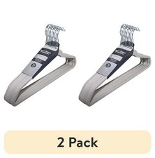 2 Packrubber Hangers Non-slip Hangers 10 Pack Grey Pumice 2 Packrubber Hangers Non-slip Hangers 10 Pack Grey Pumice