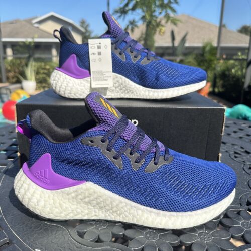 Adidas AlphaBoost Unity Ink Shock Purple Men's Running Shoes G54157 Size 10