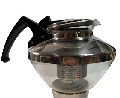 Vintage Stainless Steel Teamakers Inc. Model 6620-8  8-cup Tea Maker Infuser