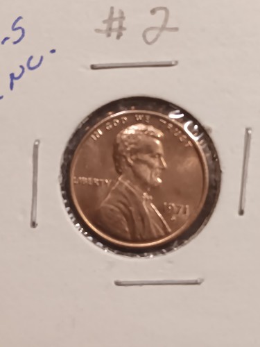 1971-S Gem BU Lincoln Cent *****error *** Rotated Die 🔥  - Picture 3 of 17