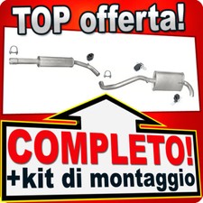 Scarico Completo per VW LUPO 1.4 16V 75CV 1998-2005 Marmitta