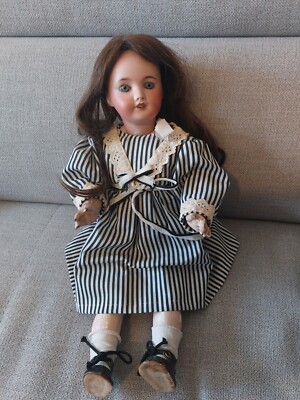 Poupée Ancienne UNIS FRANCE 301 – Marcheuse 40 Cm, Tête En Bisque, Corps Composite, France