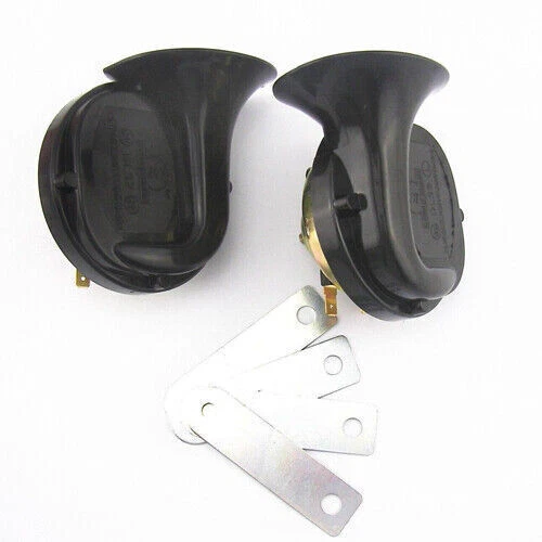 US 2PCS Loud Dual-tone Snail Universal Electric Horn 12V 110 dB Car Truck Auto - Image 4 of 4