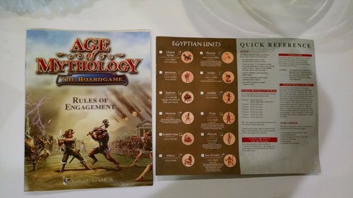 Age of Mythology The Board Game by Eagle Games 2003 COMPLETE Partially punched - Picture 2 of 7