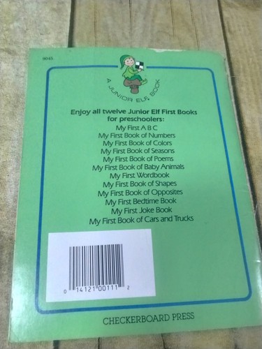 Junior Elf books My First Poems, Shapes, Seasons, Wordbook, Opposites 1987 - Picture 9 of 9