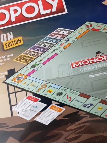 HASBRO MONOPOLY CONSTRUCTION BOARD GAME - Picture 6 of 11
