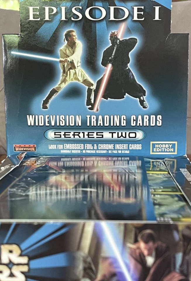 1999 TOPPS WIDEVISION STAR WARS EPISODE 1 (Series 2) HOBBY PACK 8 Cards OVP‼️ - Bild 4 von 4