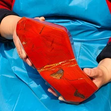 8.36LB TOP Natural Red jasper Quartz Crystal mineral specimen Healing Decoration