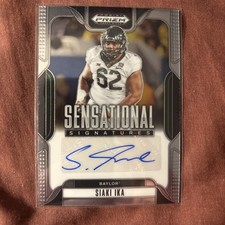 2025 Panini Prizm Draft Picks - Sensational Signatures Siaki Ika #SS-SKI (AU)
