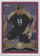 2012 Topps Chrome BCA Refractor 55/399 David DeCastro #138 0b3