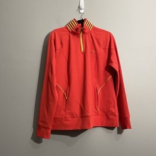 Puma Cobra Golf Red Jacket XL Quarter-Zip Long Sleeve Cell Storm Tech Sporty