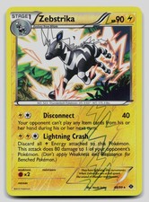 Zebstrika 48/99 Rare Next Destinies Pokemon Reverse Holo Lightly Played