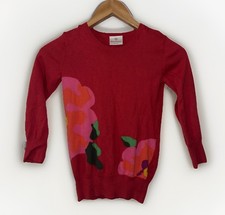 Hanna Andersson 120 6 7 Sweater 100 Cotton Roll Neck Fair Isle Knit Multicolor