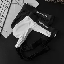 Men Underwear Briefs Daily Breathable Bulge Pouch Cmfortable Jockstrap