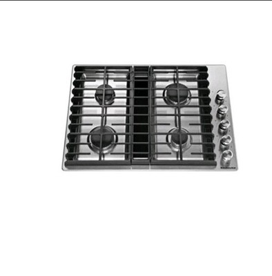 KitchenAid KCGD500GSS 30'' W 4-Burner Gas COOKTOP WITH DOWNDRAFT 