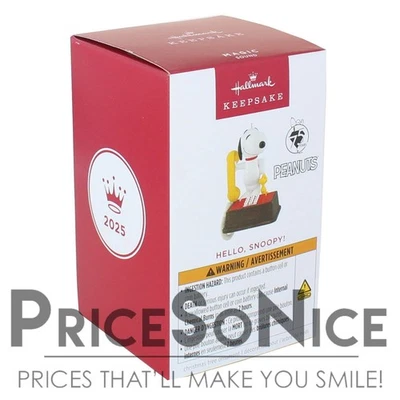 Hallmark Keepsake 2025 Peanuts 75th Anniversary Hello, Snoopy! Ornament