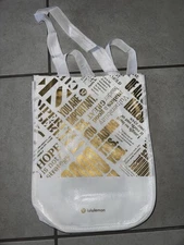 Lululemon Small Reusable Shopping Bag With Snap Closure Brand