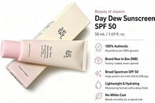 Beauty of Joseon Day Dew Sunscreen Lightweight SPF 50 Standard Size 1.69oz NIB