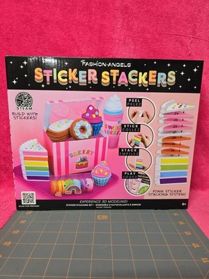 Fashion Angels Sticker Stackers Bakery 3D Modeling Foam Stacking Set NIB