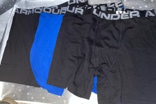 UNDER ARMOUR - BOXERJOCK UNDERWEAR, ELASTIC; YXL 3 Pairs Kids