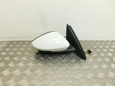 SKODA OCTAVIA MK3 O/S DRIVERS SIDE POWER FOLDING WING MIRROR WHITE 2013-2017