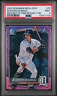 2025 Bowman Chrome 1st Kevin McGonigle Mega Box Pink Refractor /299 PSA 9 Tigers
