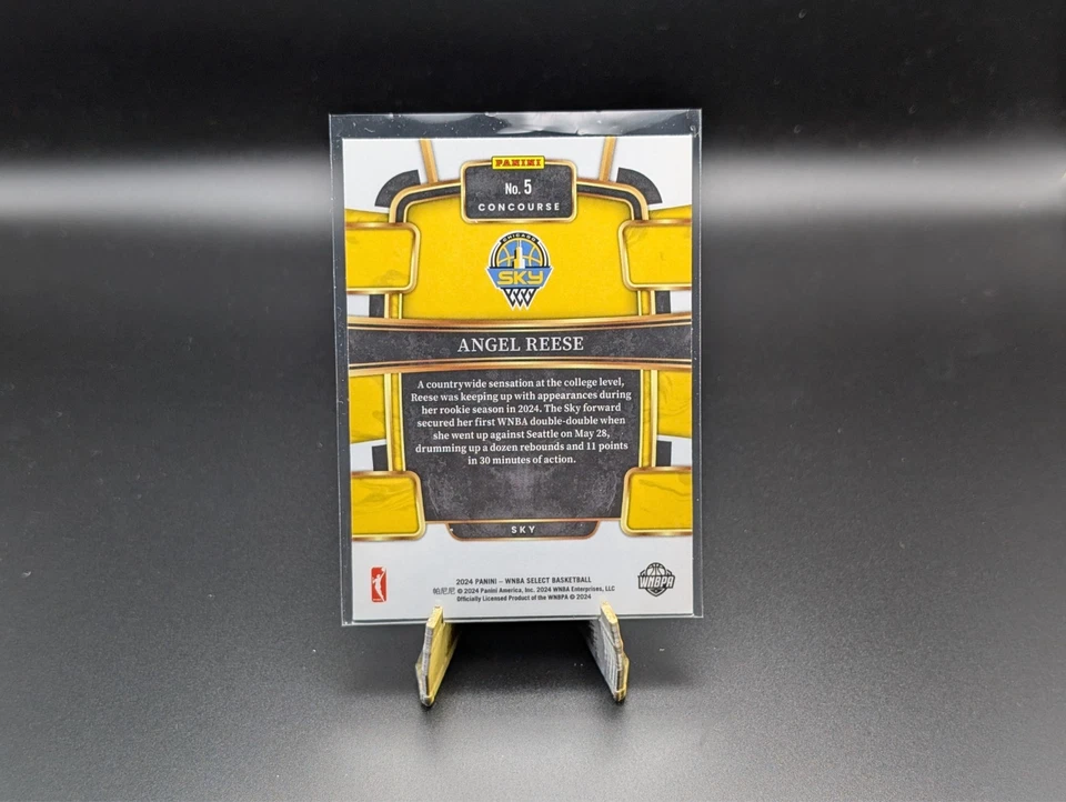 2024 Panini WNBA Select Basketball ANGEL REESE #5 Rookie Concourse RC - Image 2 of 2