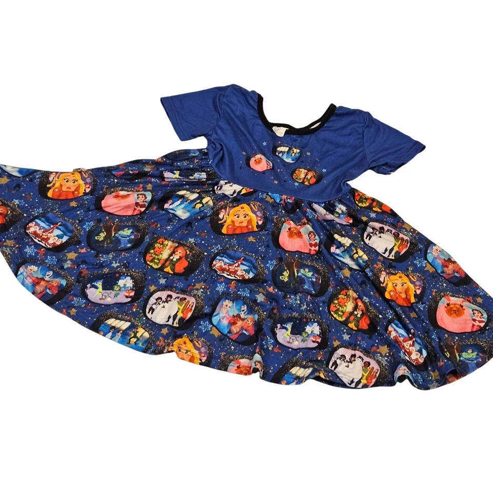 Disney Holiday Movies/Princess/Characters Blue twirl dress size 7/8 - Image 2 of 4