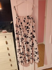 Shein Off Whit And Black Floral Dress