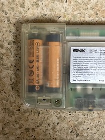 Neo Geo Pocket Color SNK Console Crystal Clear