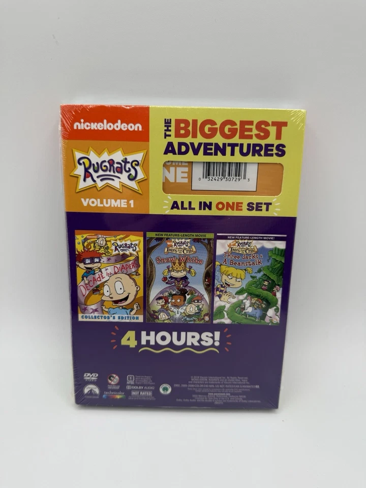 Nickelodeon Rugrats Big Hits Vol.1 Dvd NEW with Slipcover Rare - Image 2 of 4