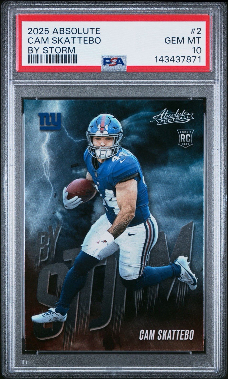 Cam Skattebo Panini Absolute By Storm #2 Base