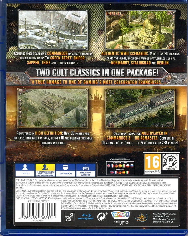 Commandos 2 y 3 - HD Remaster Double Pack para PlayStation 4™ Foto 2 de 2