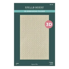 Spellbinders 3D Embossing Folder by Suzanne Hue Linen