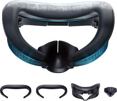 DESTEK Cooling Face Pad for Meta Quest 3 (NOT 3S), Stop PU Leather Overheating,