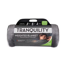 48x72 15lbs Temperature Balancing Weighted Blanket Gray - Tranquility 48x72 15lbs Temperature Balancing Weighted Blanket Gray - Tranquility