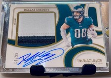 2024 Panini Immaculate Collection Dallas Goedert Premium Patch Autograph /99