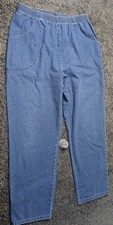 Classic Elements Denim Pants Women's 30 Blue Vintage Stretch 