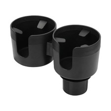 Car Double Cup Holder Extender, 2-in-1 Car Cup Holder Adapter with Adjustable...