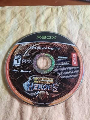 Dungeons & Dragons Heroes (Microsoft Xbox, 2003) Disc Only With Tracking 