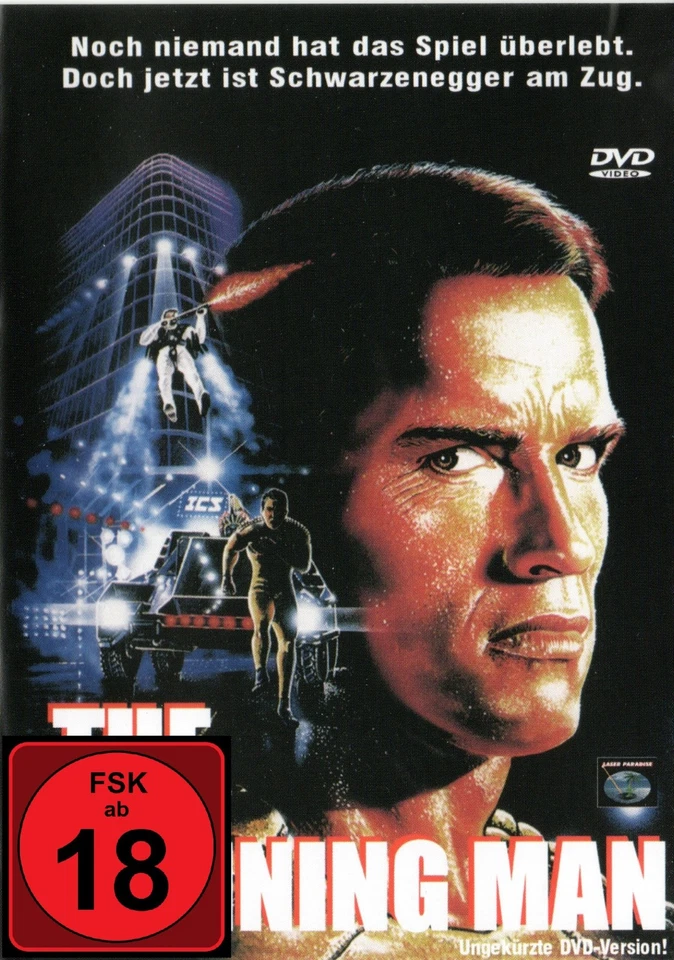 Running Man , DVD , 100% uncut , Arnold Schwarzenegger , NEU & ovp