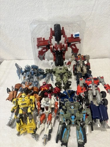 Big Transformers lot vintage and new 11 figures