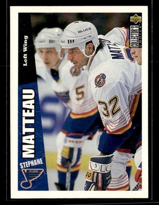 1996-97 Collector's Choice - #230 Stephane Matteau - St. Louis Blues
