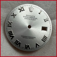 GENUINE ROLEX DATEJUST SILVE ROMAN DIAL FOR 36MM 16234,116234 FOR CAL 3135 755